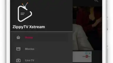 Captura de tela de ZippyTV Xstream 1