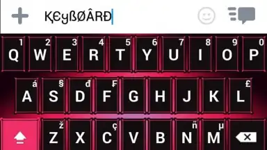 Captura de tela de Decoration Text Keyboard 8