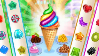 Captura de tela de Ice Cream Shop Cone Maker Game 3