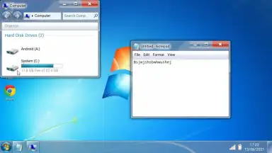 Captura de tela de Win7 Simu 7