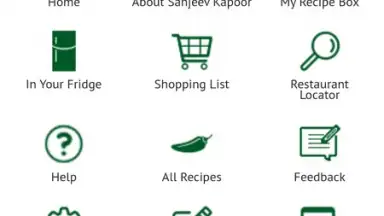 Captura de tela de Sanjeev Kapoor’s Recipes 5