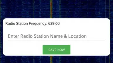 Captura de tela de SDR Radio 5