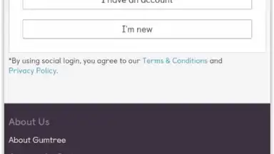 Captura de tela de Gumtree: Buy Sell Local deals 4