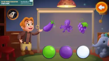 Captura de tela de Learning Colors 6