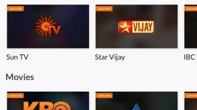 Captura de tela de YuppTV LiveTV, Live Cricket 9