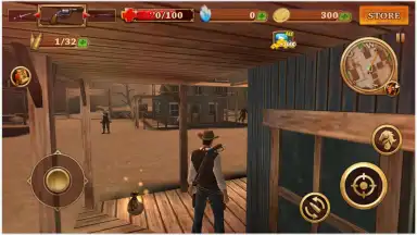 Captura de tela de Cowboy Hunting: Gun Shooter 4