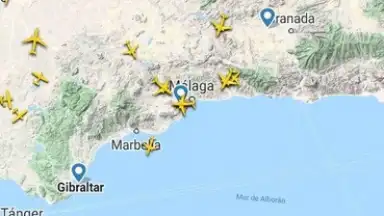 Captura de tela de Flightradar24 6
