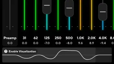 Captura de tela de Poweramp Equalizer 6