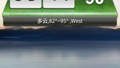 Captura de tela de Classic style GOWeatherEX 2