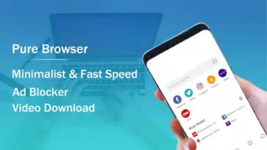 Captura de tela de Pure Web Browser-Ad Blocker 6