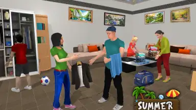 Captura de tela de Virtual Family Summer Vacation 14