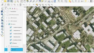 Captura de tela de Qgis 2