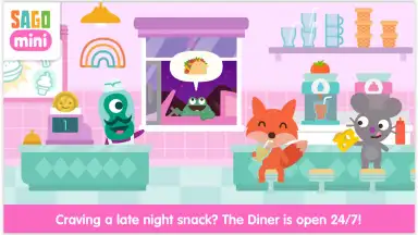 Captura de tela de Sago Mini Diner 6