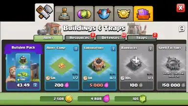 Captura de tela de Clash of Clans 10