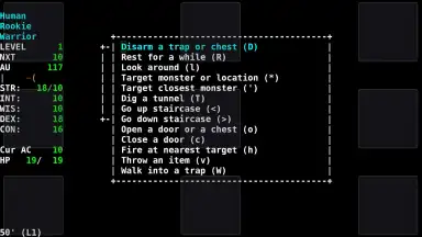 Captura de tela de Angband (Angdroid) 7