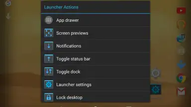 Captura de tela de Holo Launcher HD 1