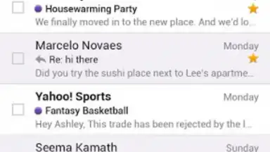 Captura de tela de Yahoo Mail 15
