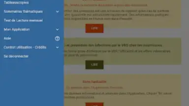 Captura de tela de Application Prescrire 21