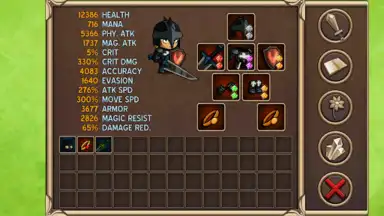 Captura de tela de Epic Raiders - Old School RPG 5