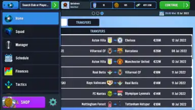 Captura de tela de Soccer Manager 2023 19