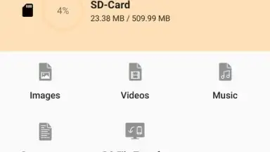 Captura de tela de FM File Manager 6
