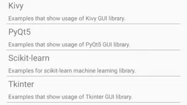 Captura de tela de Pydroid 3 7