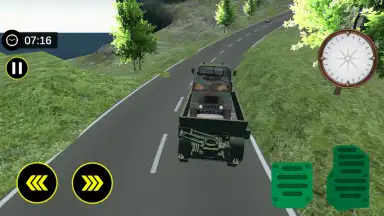 Captura de tela de Drive Army Offroad Mountain Truck 1