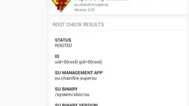 Captura de tela de Root Check 2