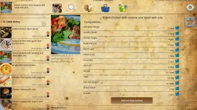 Captura de tela de Chicken recipes 5