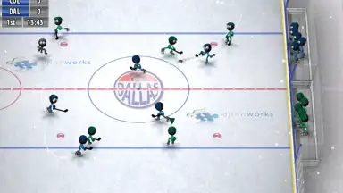 Captura de tela de Stickman Ice Hockey 4