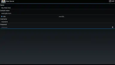 Captura de tela de cPWebDisk 2