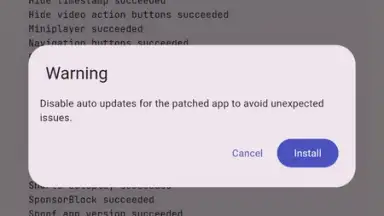 Captura de tela de ReVanced Manager 13