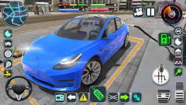 Captura de tela de Electric Car Game Simulator 2