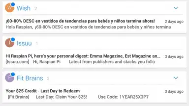 Captura de tela de WeMail 2