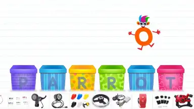 Captura de tela de Bini ABC Kids Alphabet Games 3
