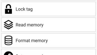 Captura de tela de NFC Tools 4
