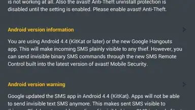 Captura de tela de Avast Anti-Theft 4