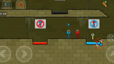 Captura de tela de Red and Blue Stickman 6