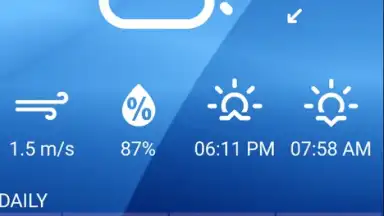 Captura de tela de Free Weather Forecast 5