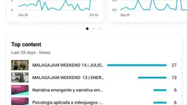 Captura de tela de YouTube Studio 9