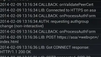 Captura de tela de OpenConnect 6