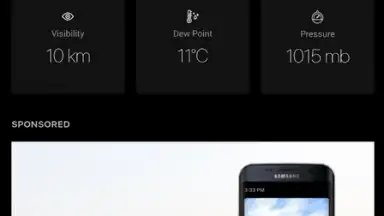 Captura de tela de Today Weather 3