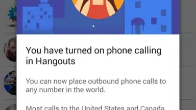 Captura de tela de Hangouts Dialer 3