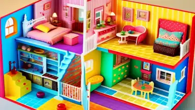 Captura de tela de Doll House Design Doll Games 5