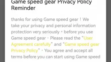Captura de tela de Game speed gear 5