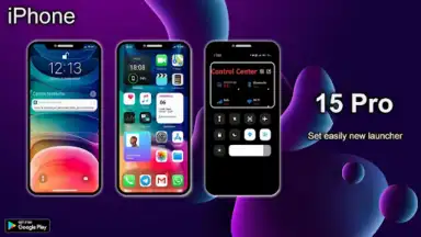 Captura de tela de iOS Launcher: iPhone 15 Pro 3