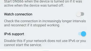 Captura de tela de DNS66 7