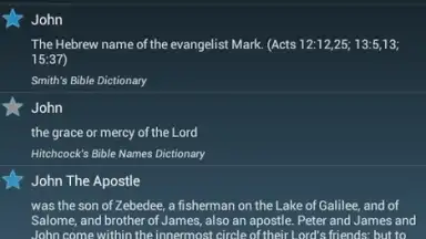 Captura de tela de The Bible Dictionary 8
