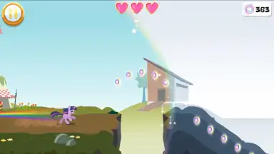 Captura de tela de My Little Pony Rainbow Runners 6
