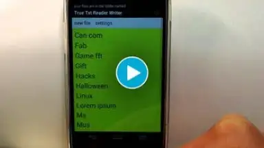 Captura de tela de TXT читатель и писатель 1